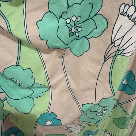 Tuckernuck Hyacinth House Sabine Floral Mint Green One-Shoulder - Picture 5 of 5